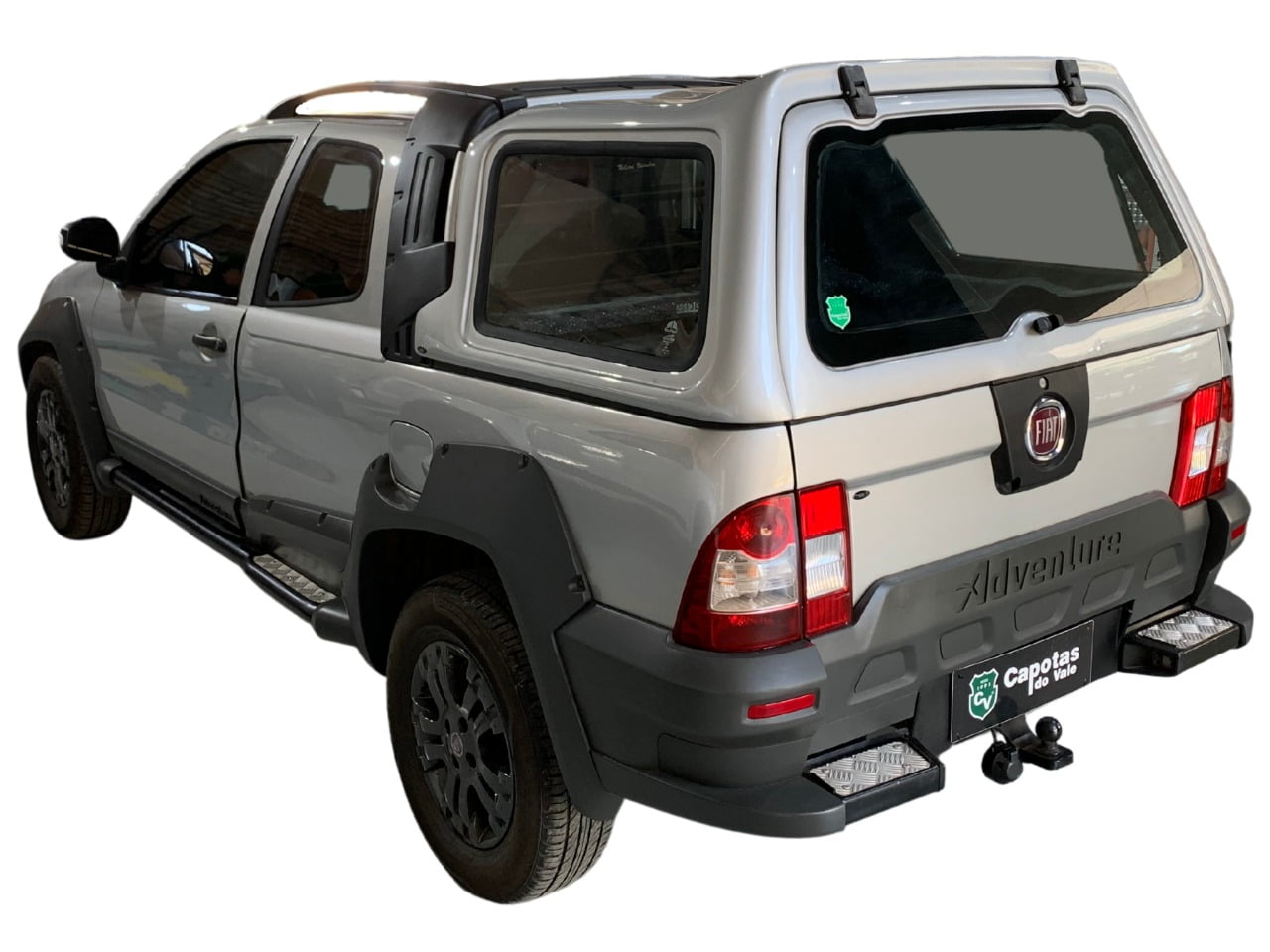 Capota de Fibra Nova Convencional para Fiat Strada Adventure até 2013 Cabine Dupla