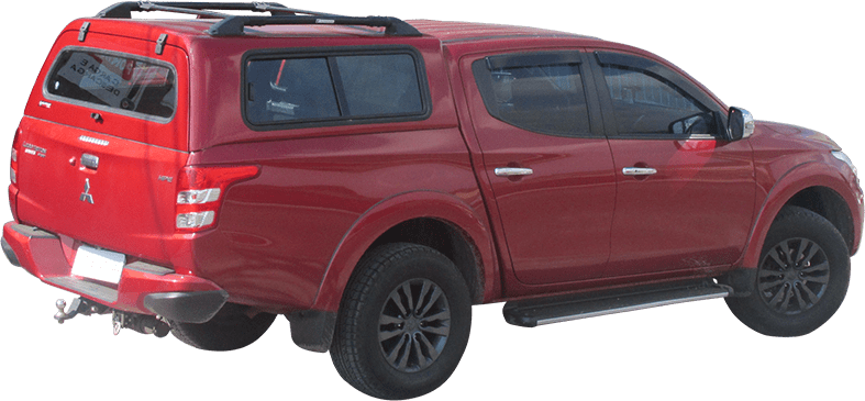 Capota de Fibra Nova Convencional para Mitsubishi L200 Sport ano 2017 - 2021 Cabine Dupla