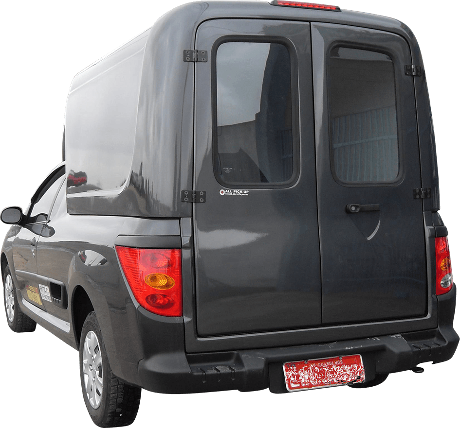 Capota de Fibra Nova Baú Alta 2 Portas para Peugeot Hoggar Cabine Simples