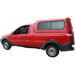 Capota de Fibra Nova Convencional para Fiat Strada ano 2014 - 2020 Cabine Simples
